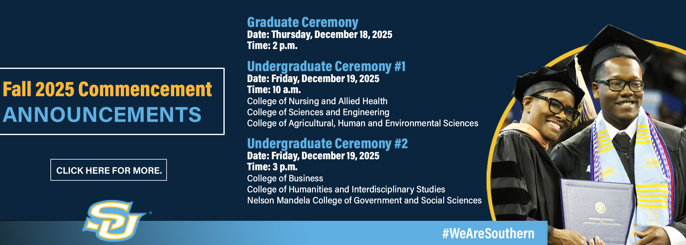New Fall 2025 Commencement Format