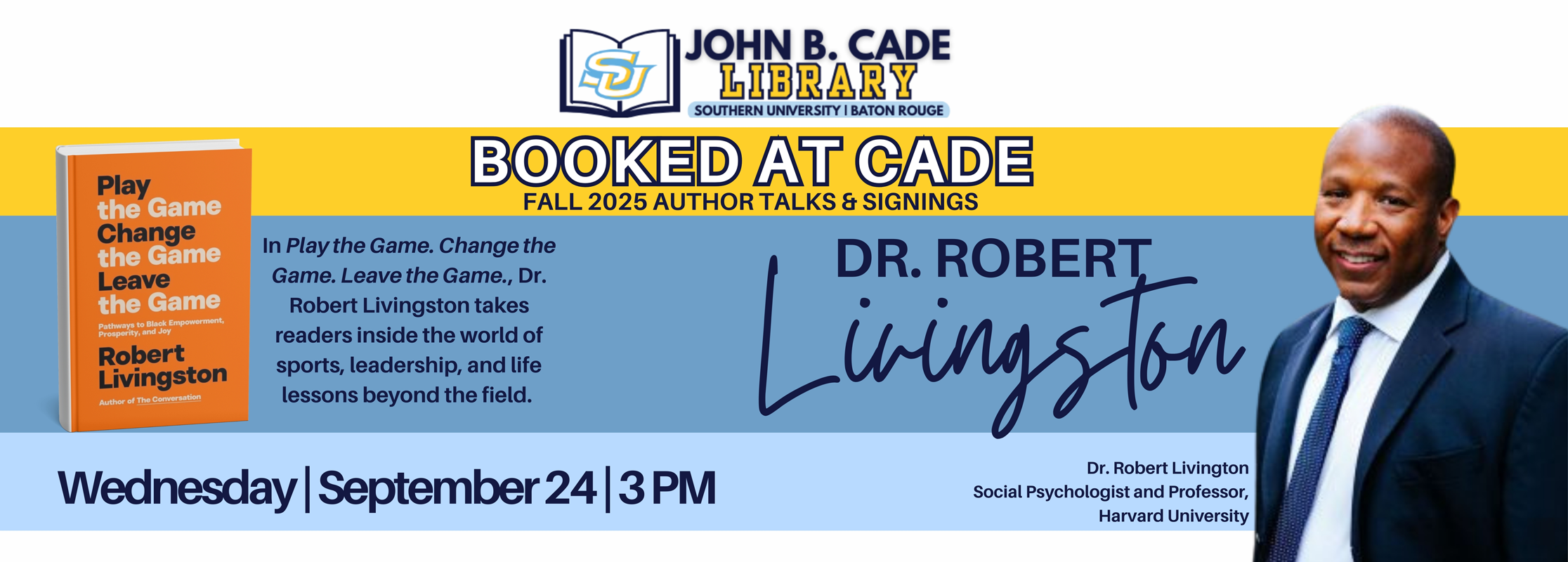 J.B. Cade Library Book Signing
