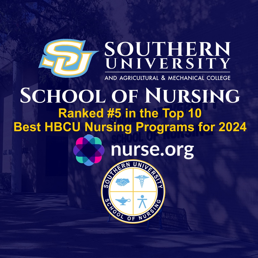 Southern University School of Nursing Ranked #5 in the Top 10 Best