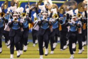 SU Marching Band performing