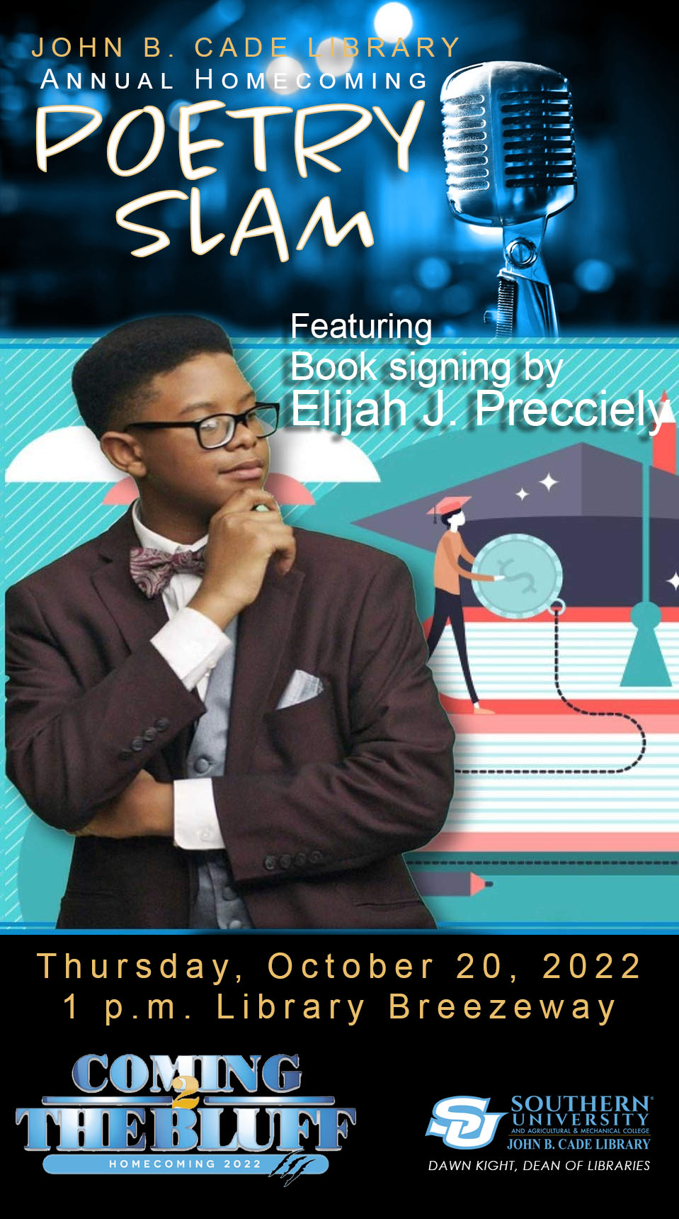 Poetry Slam featuring a Book Signing by Elijah J. Precciely