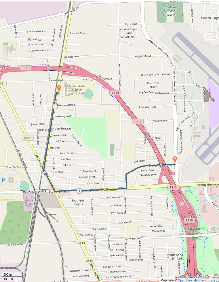 Homecoming Parade Route