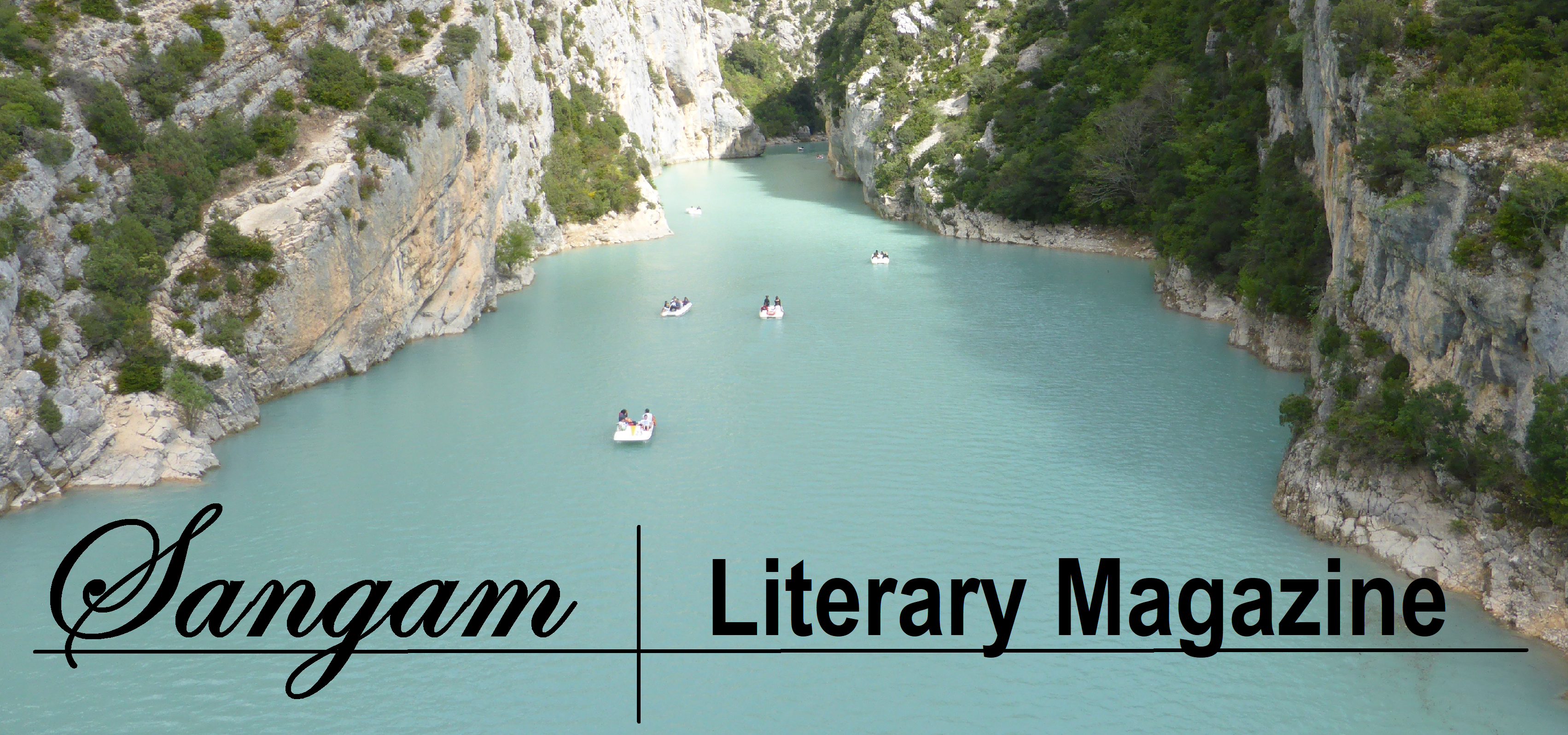 Sangam Literary Magazine Title Image