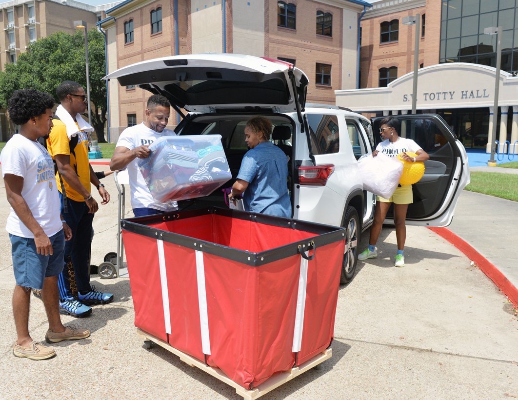 Students moving
